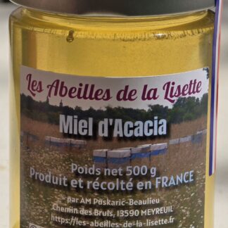 Miel d'Acacia 2025 en 500g