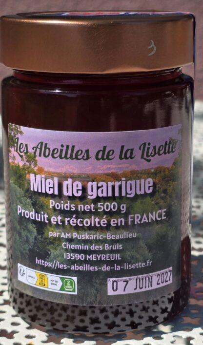 Miel de Garrigue 2025 en 500 g